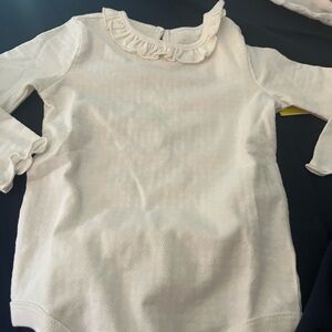 Garanimals Cream Ruffled Kids Blouse